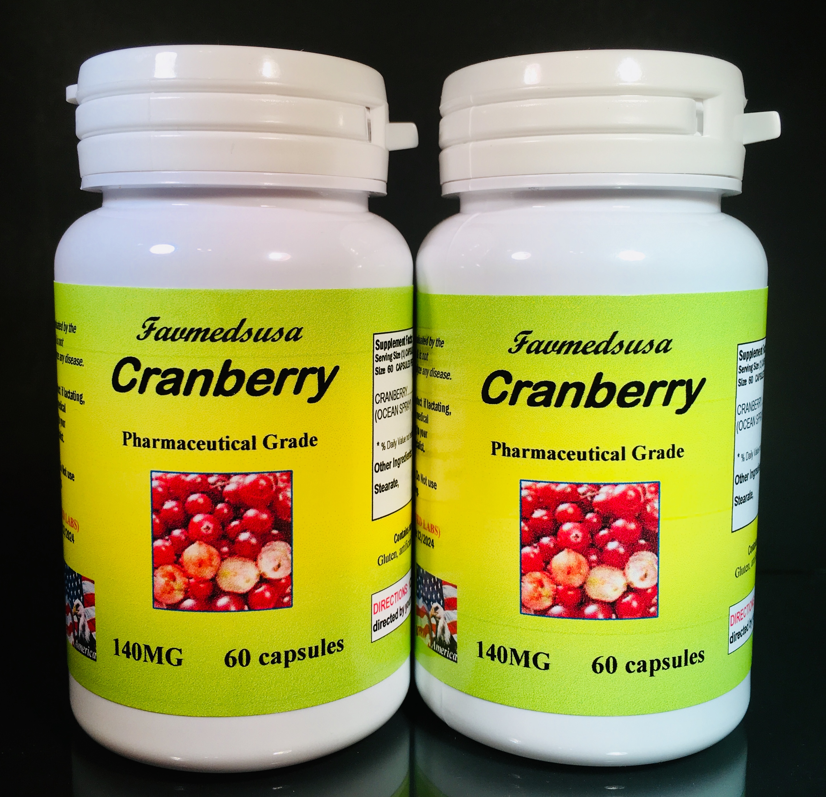 Cranberry Extract - 120 (2x60) capsules